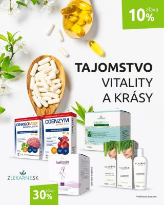 Horúce akcie na tento mesiac 😊. Využite zľavy, dopravu zdarma a darček pri nákupe nad 30 eur. COENZYM EXTRA! MAX pozitívne...