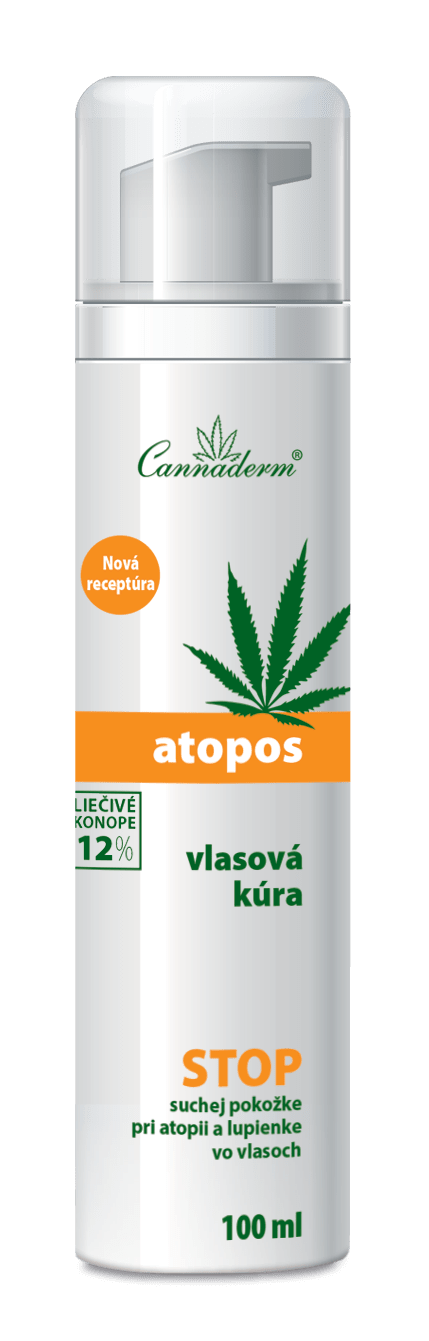 Cannaderm Atopos – vlasová kúra na atopiu a psoriázu 100 ml