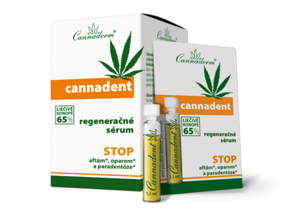Cannaderm Cannadent – regeneračné sérum na afty a opary 10 x 1,5 ml