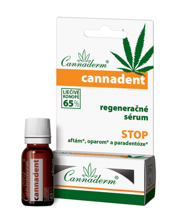 Cannaderm Cannadent – regeneračné sérum na afty a opary 5 ml