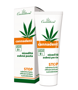 Cannaderm Cannadent – ošetrujúca zubná pasta 75 g