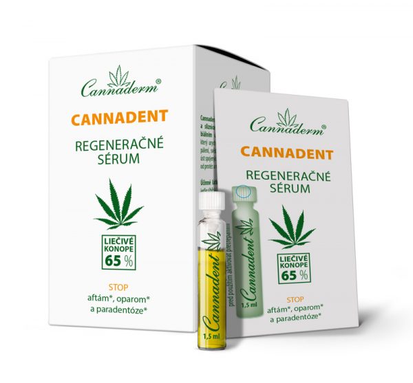 Cannaderm Cannadent – regeneračné sérum na afty a opary 10 x 1,5 ml