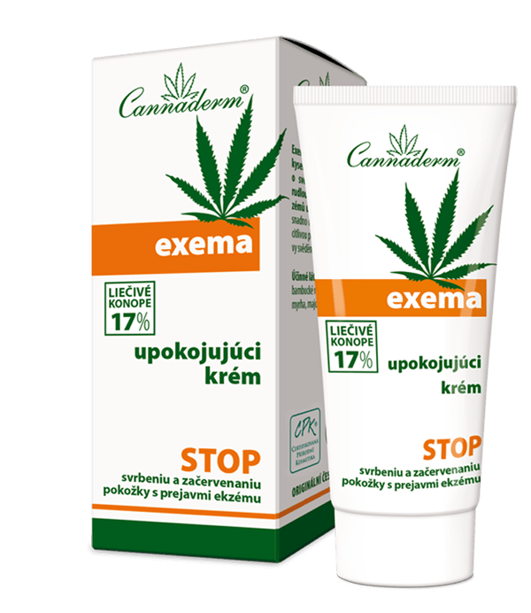 Cannaderm Exema – upokojujúci krém na ekzémy 50 g