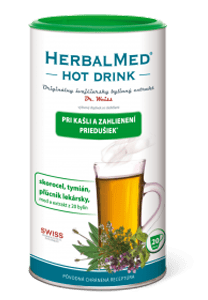 HerbalMed Hot Drink Dr.Weiss – kašeľ a priedušky 180 g