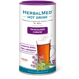 HerbalMed Hot Drink Dr.Weiss – nachladnutie a nádcha 180 g