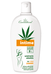Cannaderm Intime – umývacia emulzia 150 + 50 ml