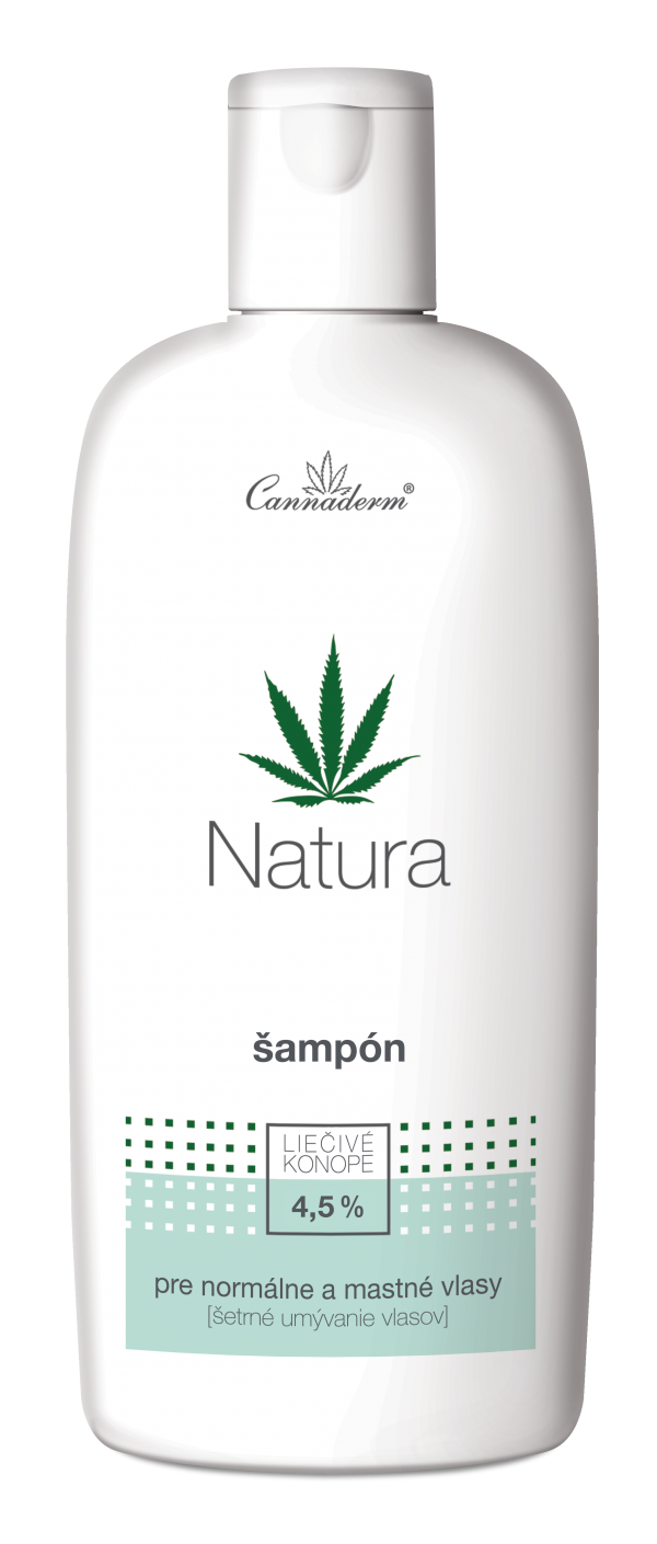 Cannaderm Natura – šampón na normálne a mastné vlasy