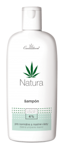 Cannaderm Natura – šampón na normálne a mastné vlasy 200 ml