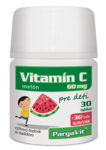 PargaVit Vitamín C melón pre deti 60 tbl.