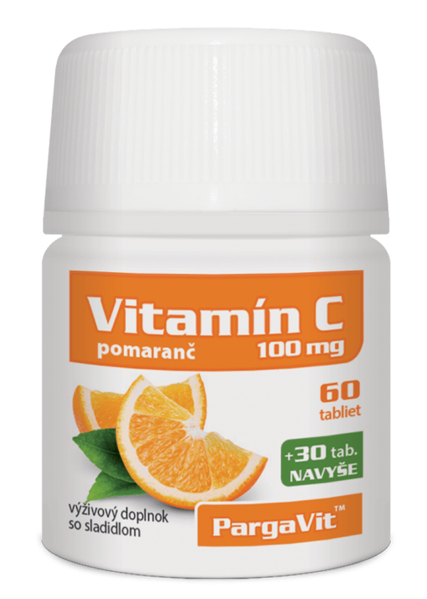 PargaVit Vitamín C pomaranč 90 tbl.