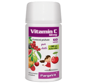 PargaVit Vitamín C mix pre deti 90 tbl.