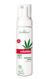 Cannaderm Robátko – umývacia pena Sensitive 200 ml