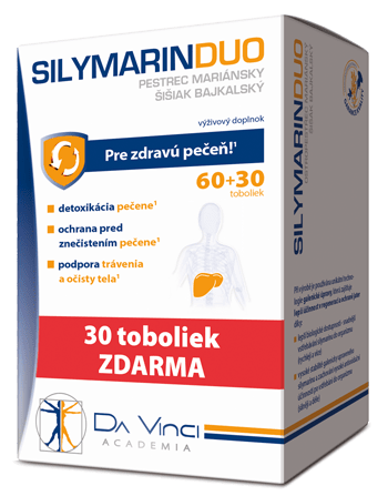 Silymarin DUO – DA VINCI 60+30 tob. ZADARMO