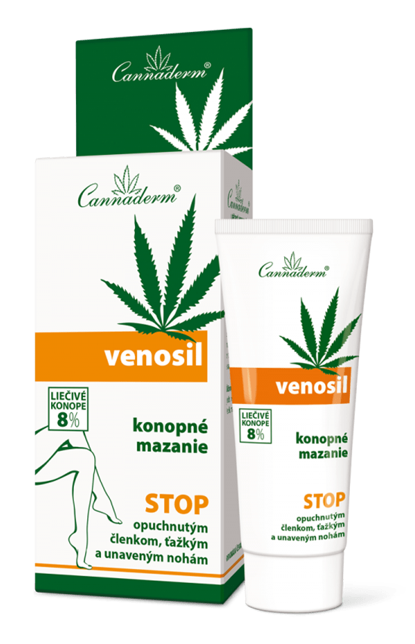 Cannaderm Venosil – konopné mazanie na žily 100 ml