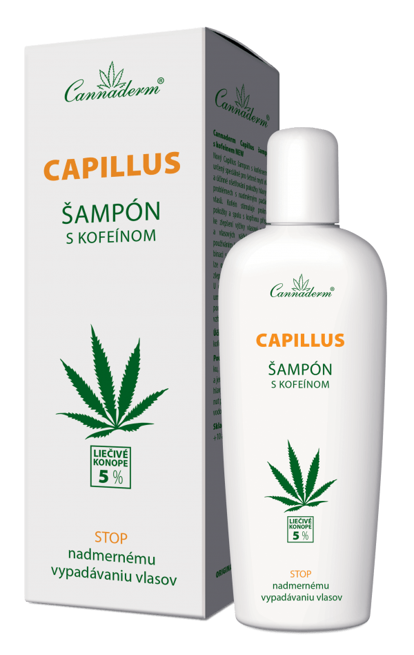 Cannaderm Capillus – šampón s kofeínom NEW 150 ml
