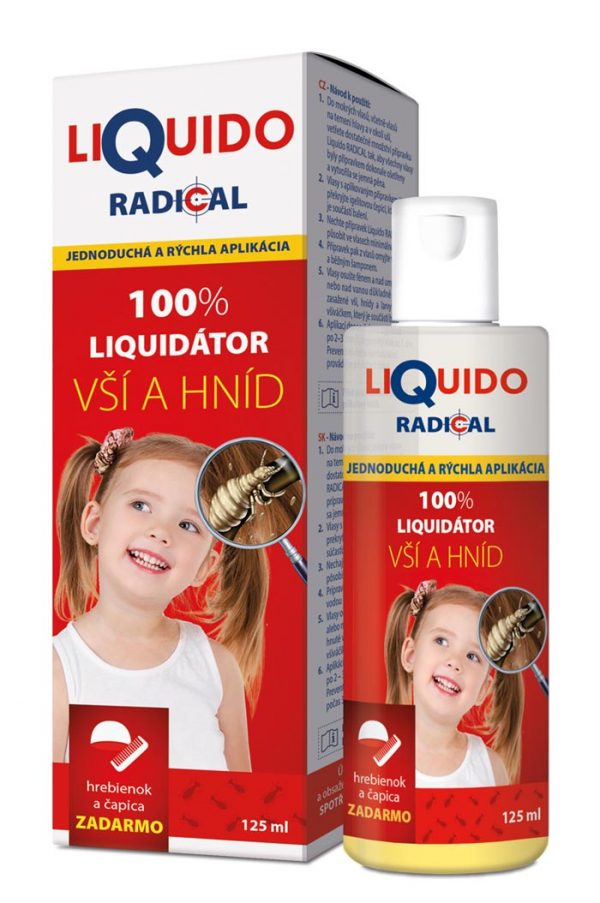 LiQuido Radical šampón proti všiam 125 ml