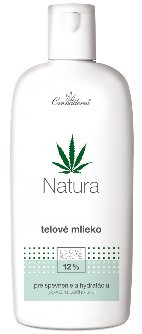 Cannaderm Natura – vyživujúce telové mlieko 200 ml