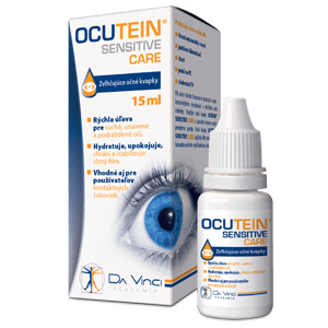 Ocutein SENSITIVE CARE očné kvapky 15ml DaVinci