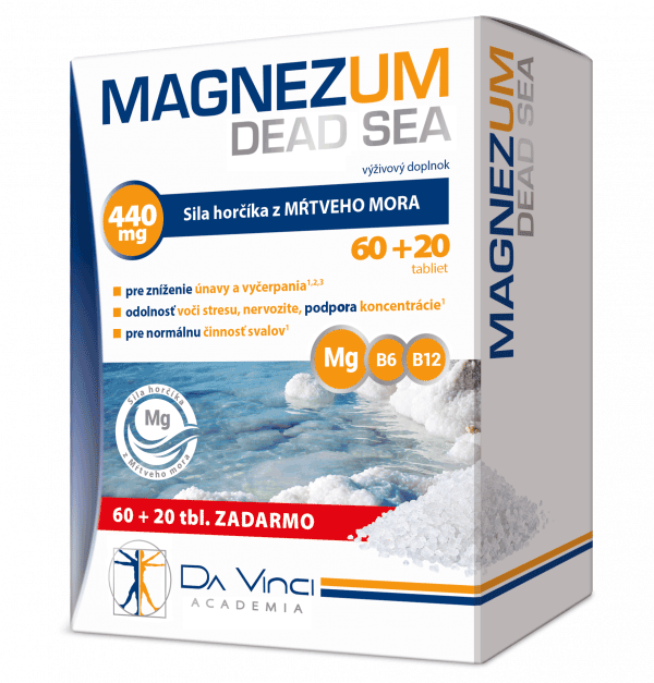 Magnezum Dead Sea - Da Vinci Academia – 60 +20 tbl.