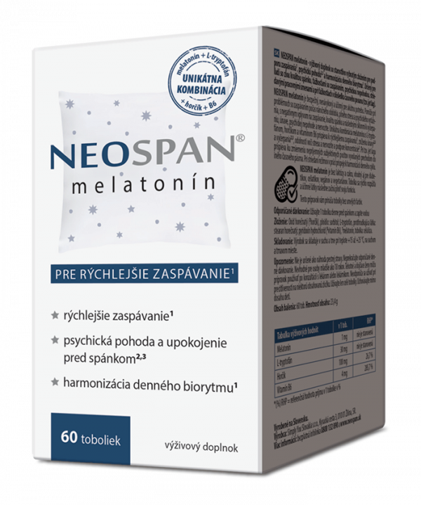 NEOSPAN melatonín 60 tob.