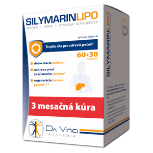 Silymarin LIPO – DA VINCI 60+30 tob. ZADARMO