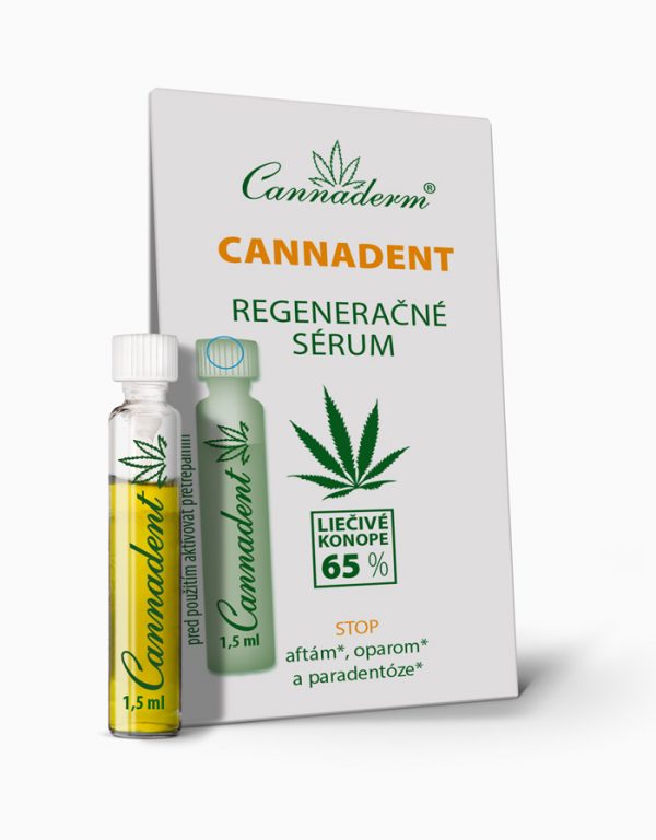 Cannaderm Cannadent - regeneračné sérum na afty a opary 1 x 1,5 ml
